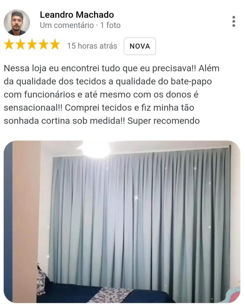 Avaliação sobre tecidos bengi