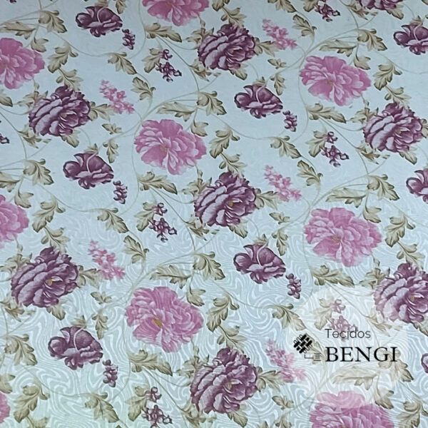 Tecido para decoração Jacquard Floral