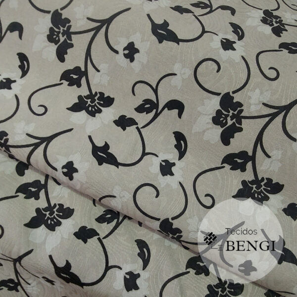 Tecido para decoração Jacquard Floral