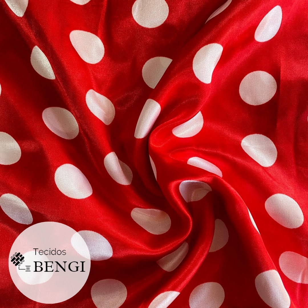 Vermelho Bola Branca Grande