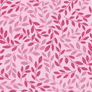 Tricoline Puro Algodão Floral Rosa