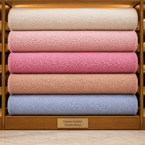 Tecido Fleece Liso