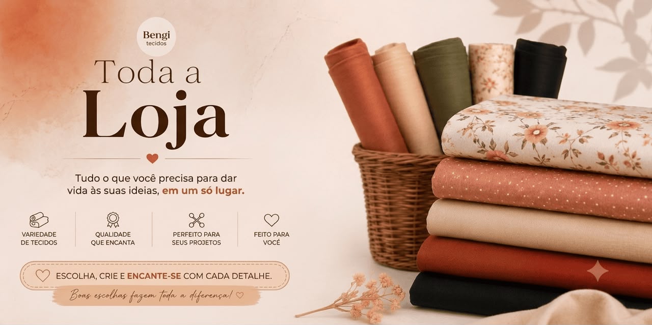 Logo Site da Loja Tecidos Bengi