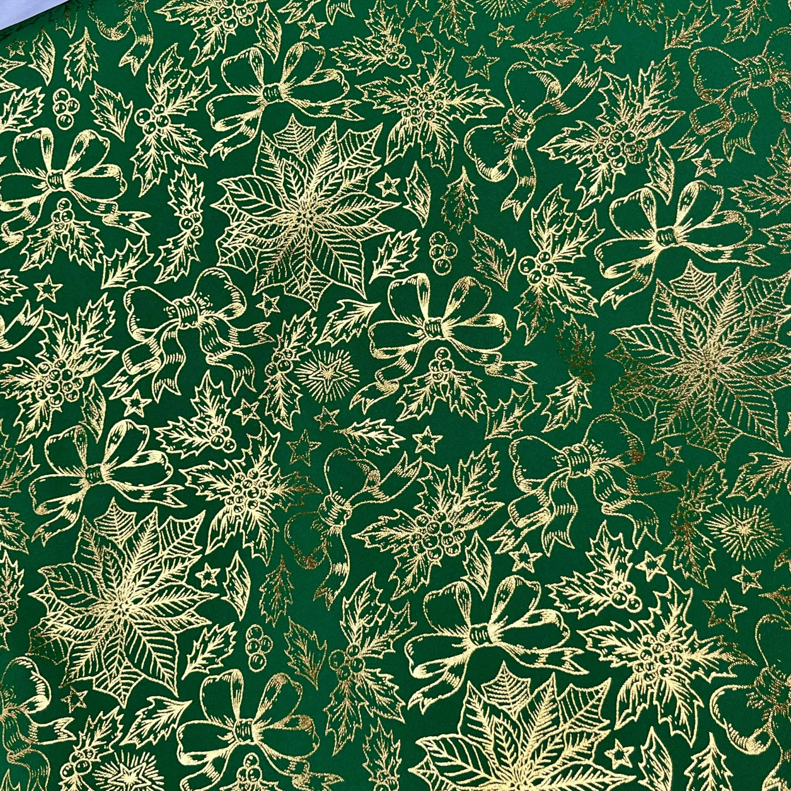 Tecido Oxford Natal - 50cm x 1,50m 1 Tecido Oxford Natalino Verde