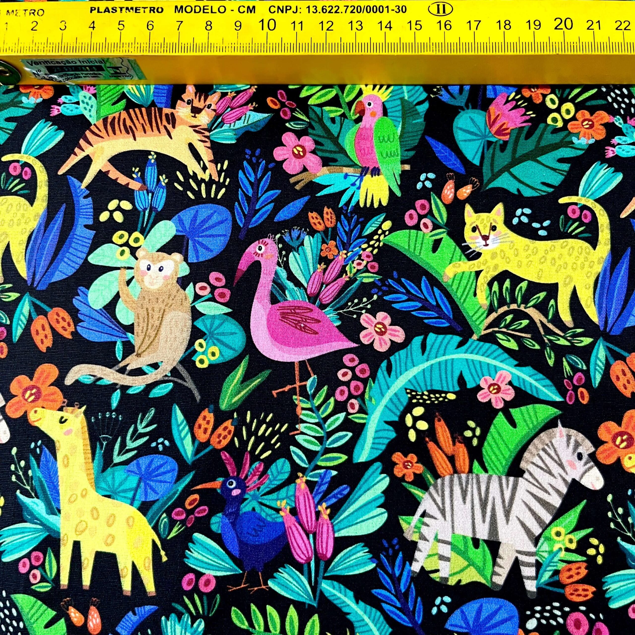 Tricoline Digital Amazônia - 50cm x 1,50m 1 Tricoline Digital Amazônia - 50cm x 1,50m