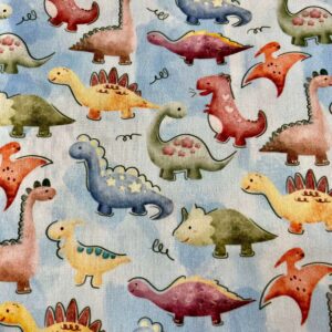 Home 11 Tricoline Digital Dinosauro - 50cm x 1,50m