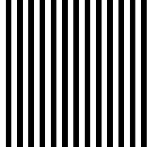 Tricoline Puro Algodão Listrado Preto