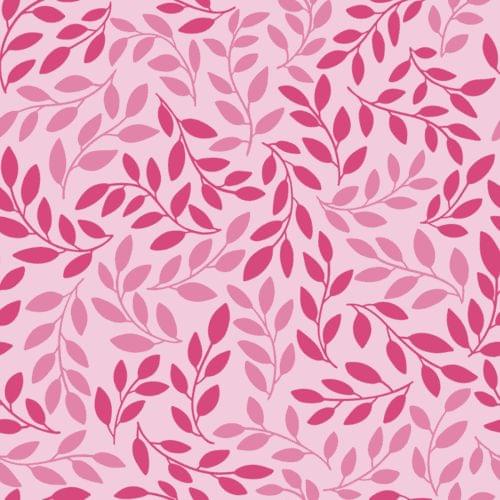 Tricoline Puro Algodão Floral Rosa