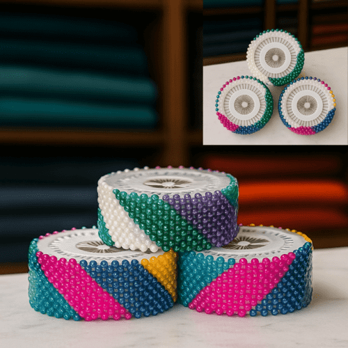 Alfinete de Cabeça Colorido