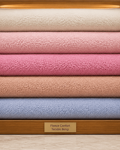 Tecido Fleece Liso
