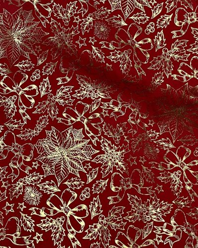 Tecido Oxford, Natalino Vermelho
