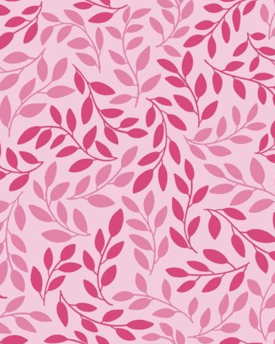 Tricoline Puro Algodão Floral Rosa